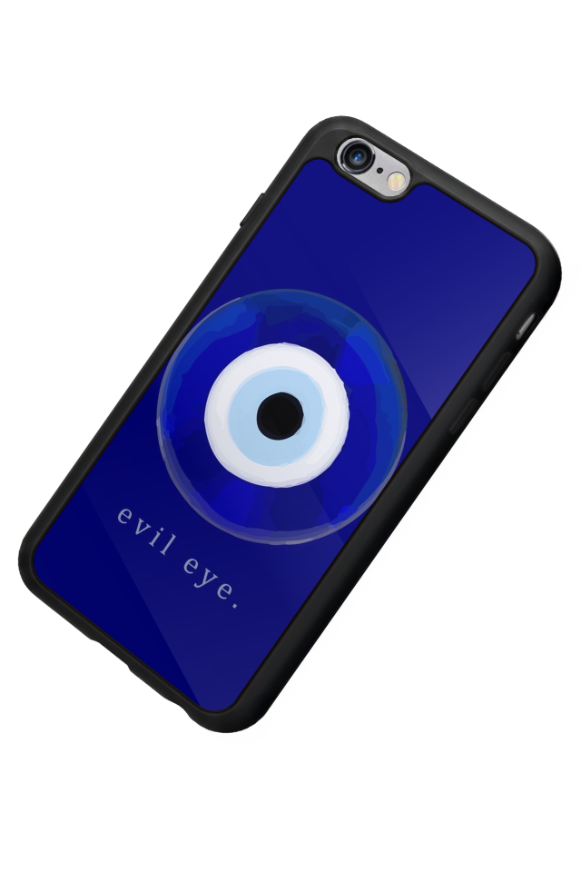 iPhone 6 Plus Uyumlu Nazar Tasarımlı Glossy Premium Kılıf