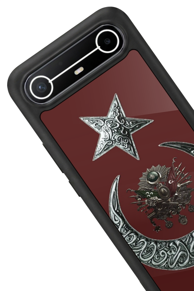 Tecno Spark Slim 5G Uyumlu Osmanli Tugrasi Tasarımlı Glossy Premium Kılıf