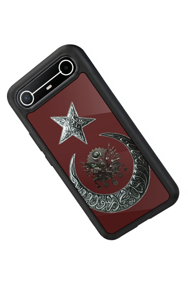 Tecno Spark Slim 5G Uyumlu Osmanli Tugrasi Tasarımlı Glossy Premium Kılıf