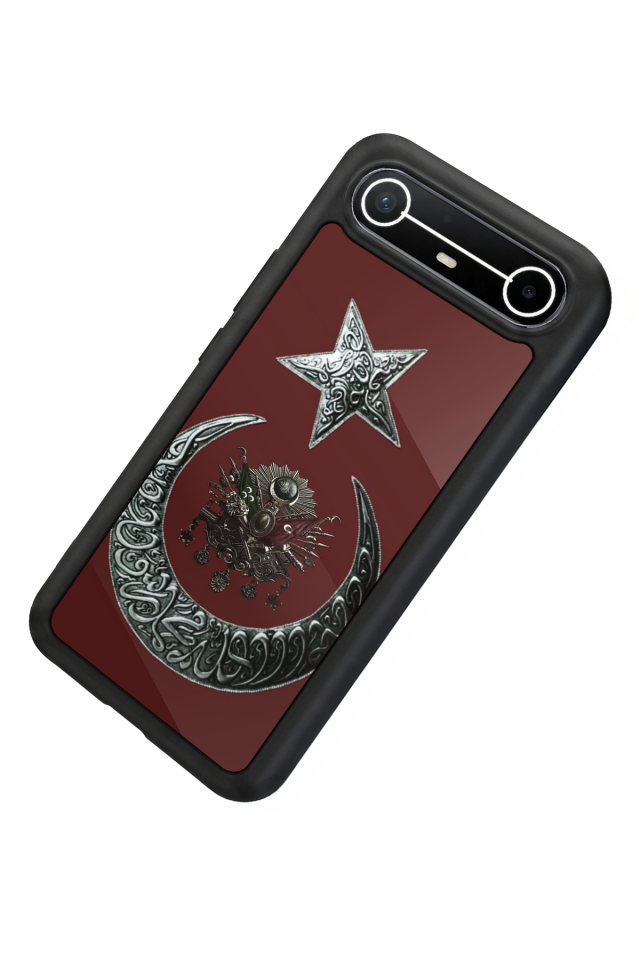 Tecno Spark Slim 5G Uyumlu Osmanli Tugrasi Tasarımlı Glossy Premium Kılıf