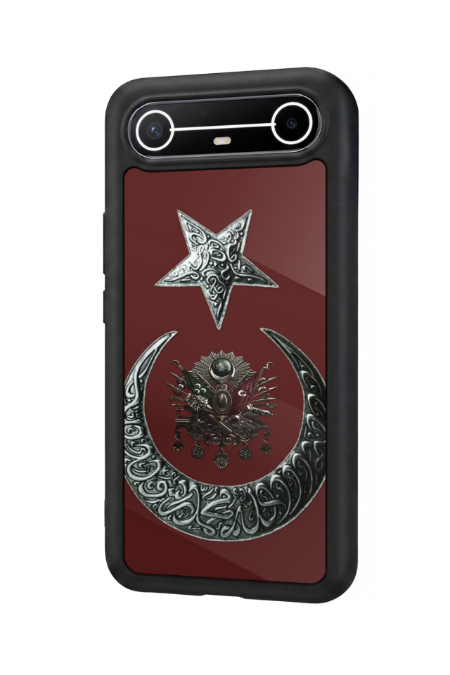 Tecno Spark Slim 5G Uyumlu Osmanli Tugrasi Tasarımlı Glossy Premium Kılıf