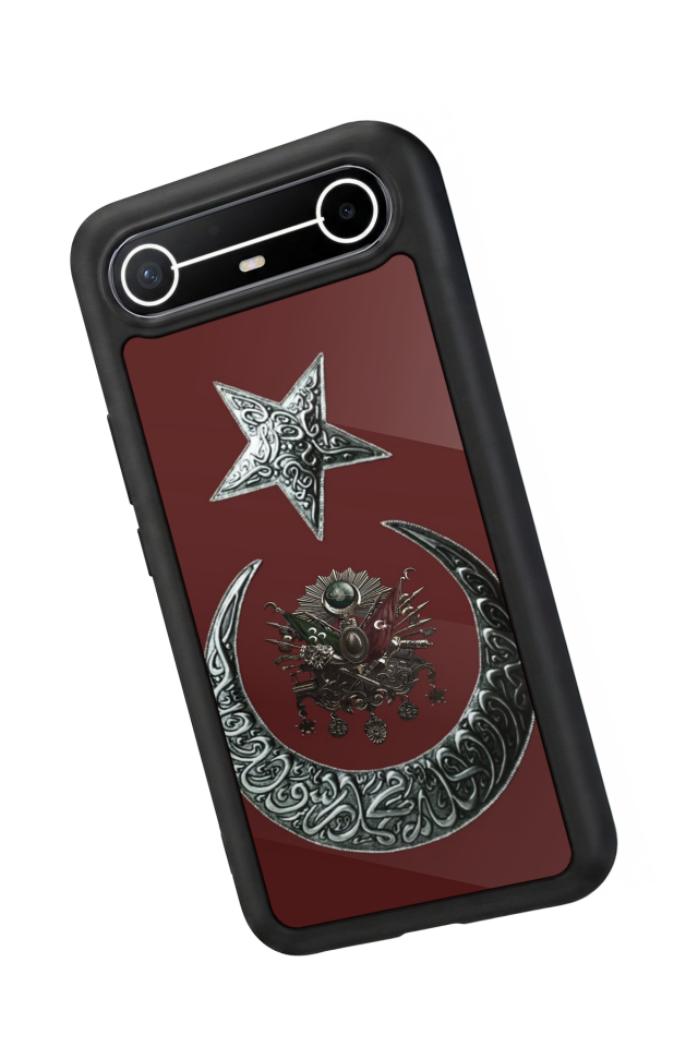 Tecno Spark Slim 5G Uyumlu Osmanli Tugrasi Tasarımlı Glossy Premium Kılıf