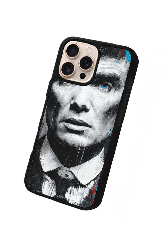iPhone 16 Pro Max Uyumlu Peaky Blinders Tasarımlı Glossy Premium Kılıf