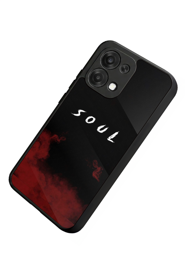 Oppo A6 Pro Uyumlu SOUL Tasarımlı Glossy Premium Kılıf