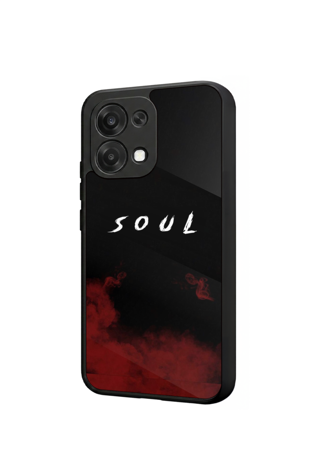 Oppo A6 Pro Uyumlu SOUL Tasarımlı Glossy Premium Kılıf