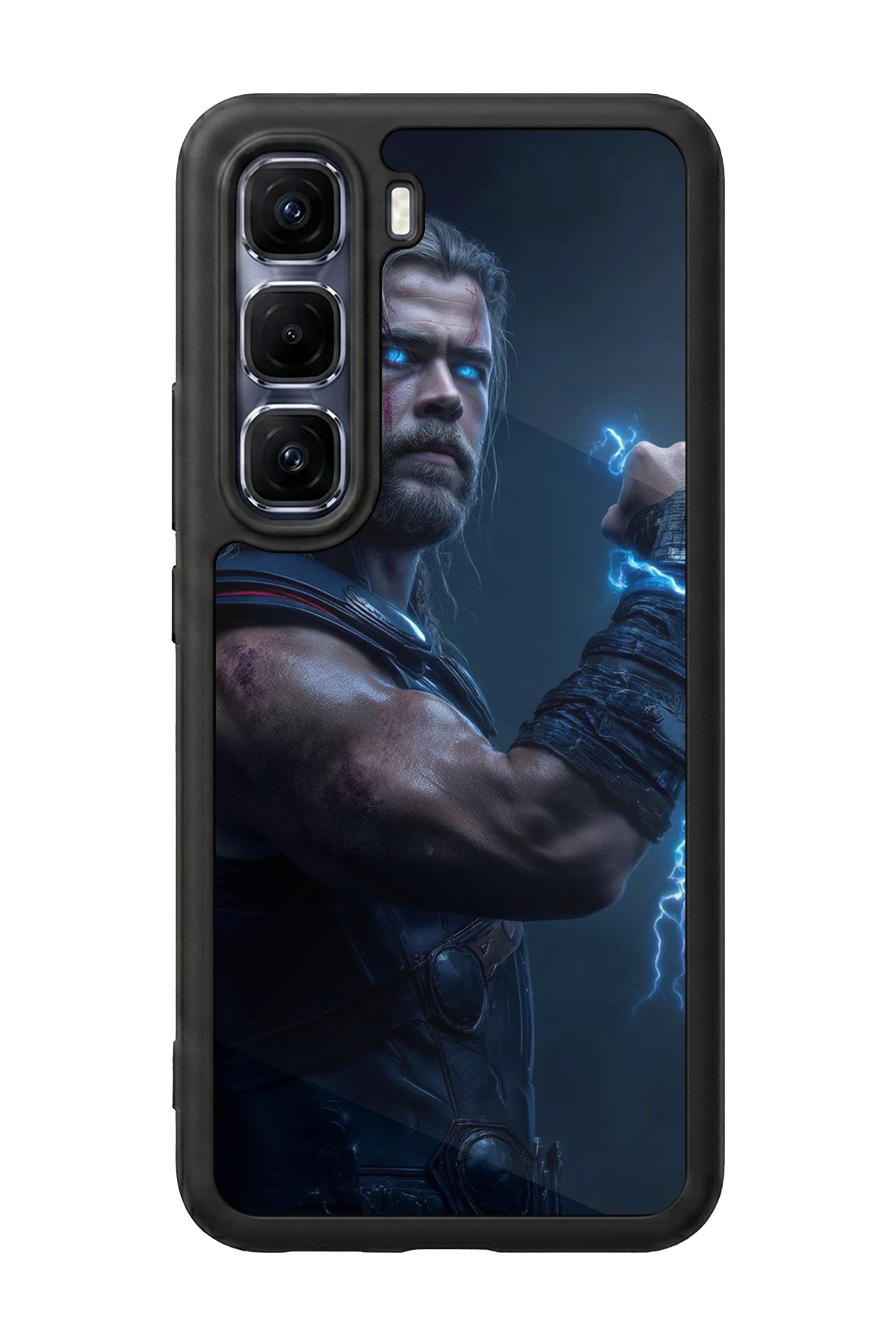 Infinix Hot 60 Pro Plus Uyumlu Thor Tasarımlı Glossy Premium Kılıf