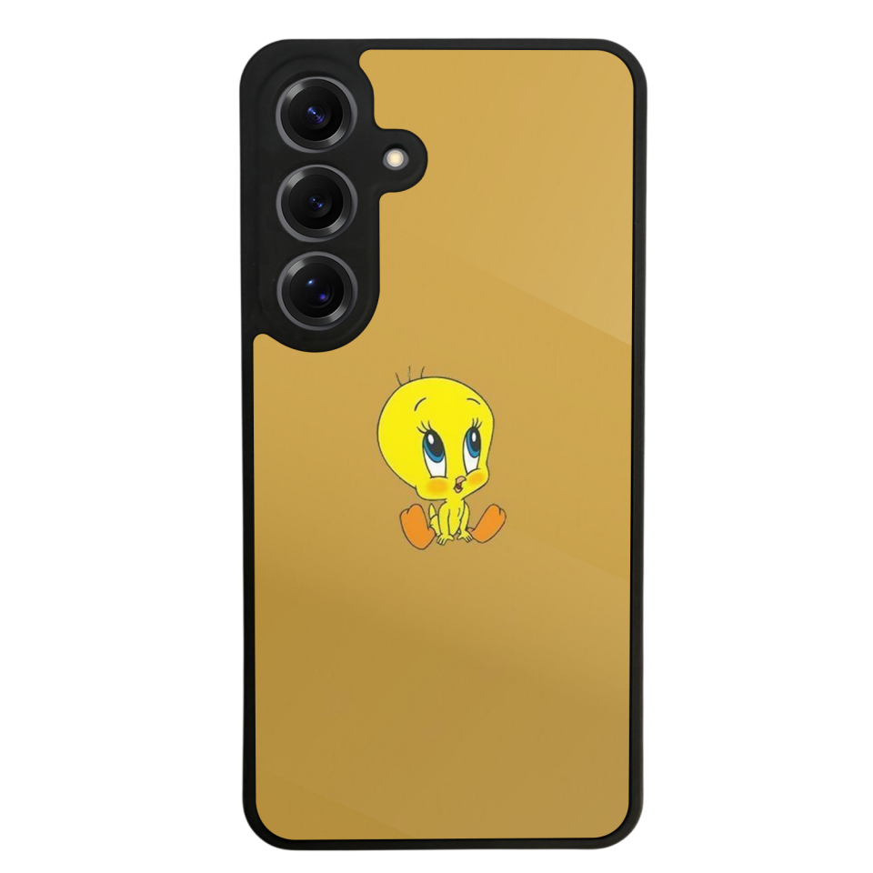 Samsung Galaxy S25 Uyumlu Tweety Tasarımlı Glossy Premium Kılıf