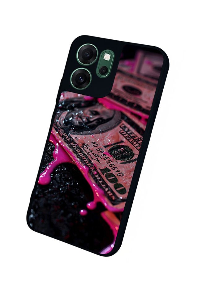 Oppo Reno 14F Uyumlu Para Tasarımlı Glossy Premium Kılıf