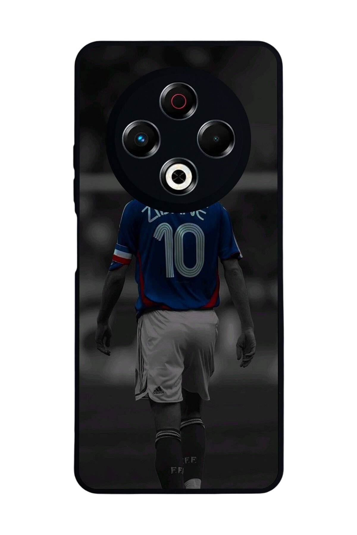 Tecno Spark 30 Uyumlu Zidane Tasarımlı Glossy Premium Kılıf