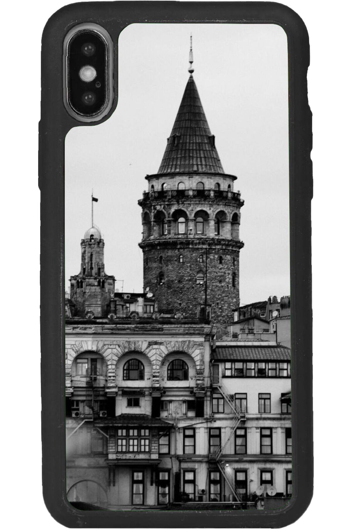 iPhone XS Max Uyumlu Mat Siyah uyumlu Kılıf – Yumuşak Silikon, Koruyucu, Şok Emici Kapak