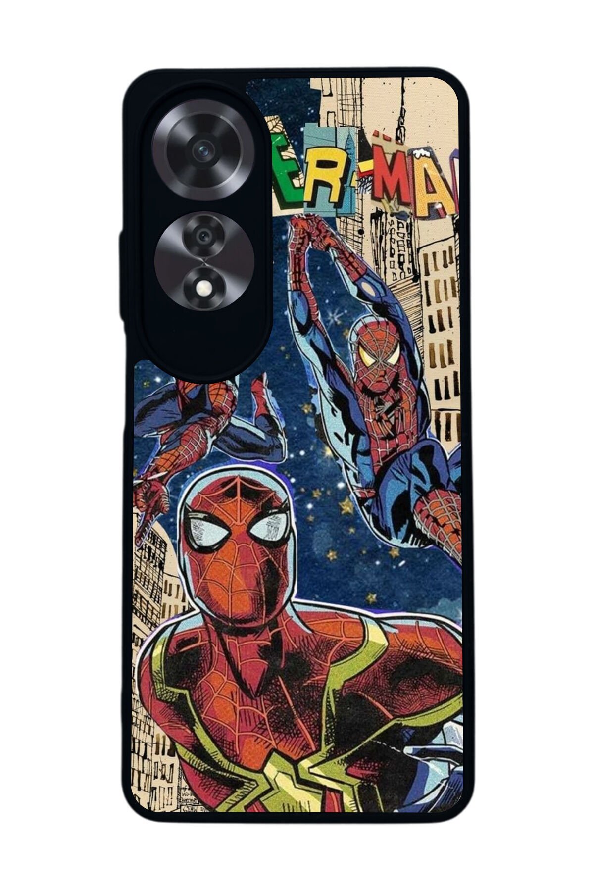 Oppo A60 Mat Siyah uyumlu Kılıf – Yumuşak Silikon, Koruyucu, Şok Emici Kapak