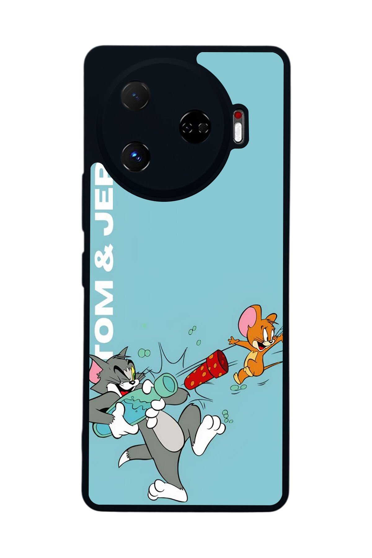 Tecno Camon 30 Pro Uyumlu Tom And Jerry Tasarımlı Glossy Premium Kılıf