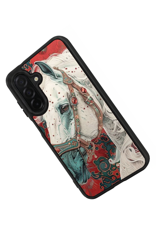 Samsung Galaxy A36 Uyumlu At Horse Tasarımlı Glossy Premium Kılıf