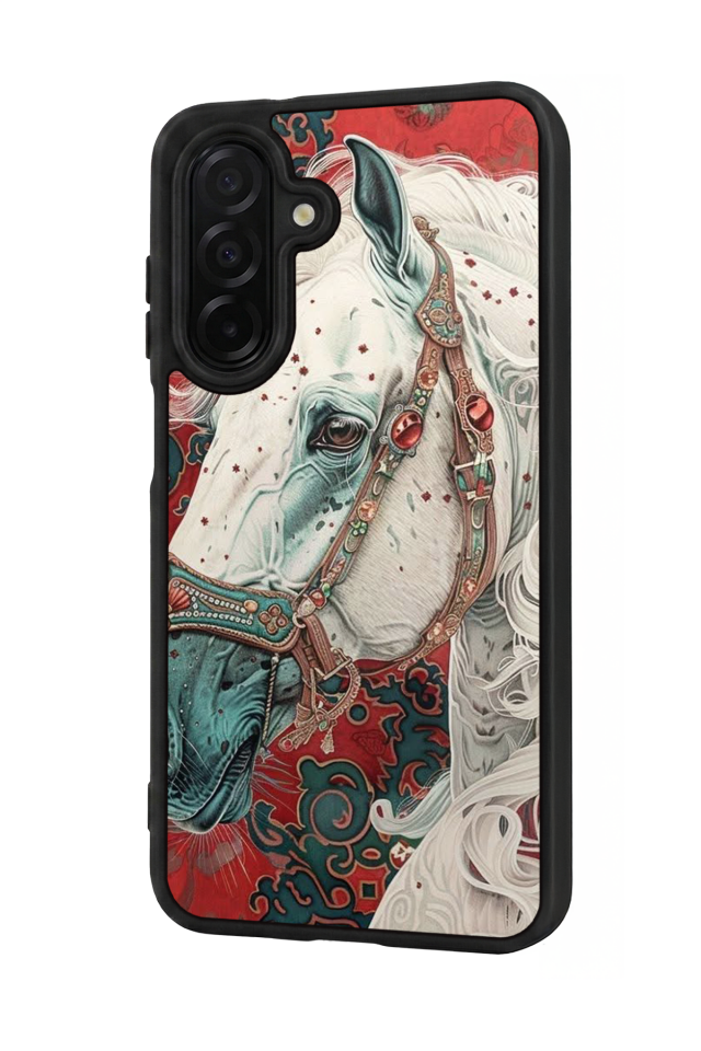 Samsung Galaxy A36 Uyumlu At Horse Tasarımlı Glossy Premium Kılıf