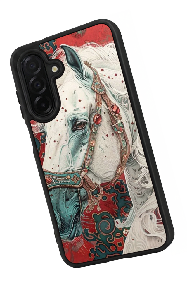 Samsung Galaxy A36 Uyumlu At Horse Tasarımlı Glossy Premium Kılıf