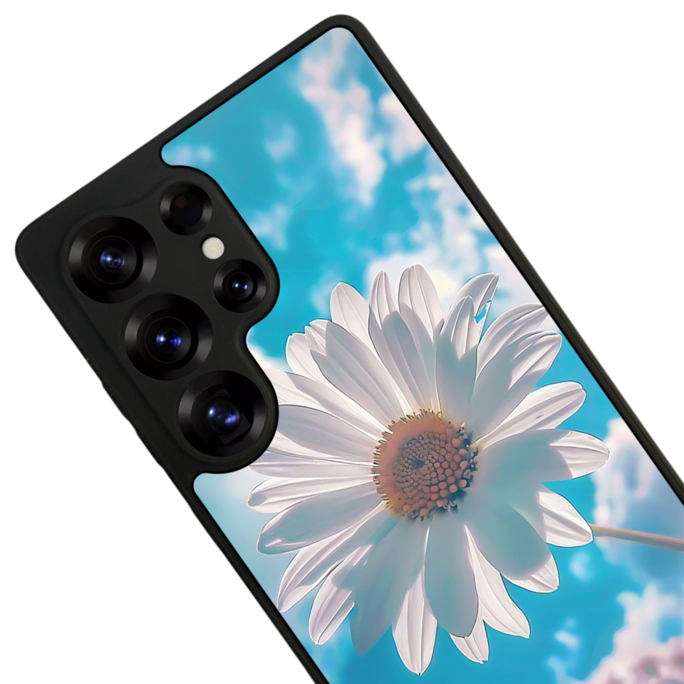 Samsung Galaxy S25 Ultra Uyumlu Cicek Tasarımlı Glossy Premium Kılıf