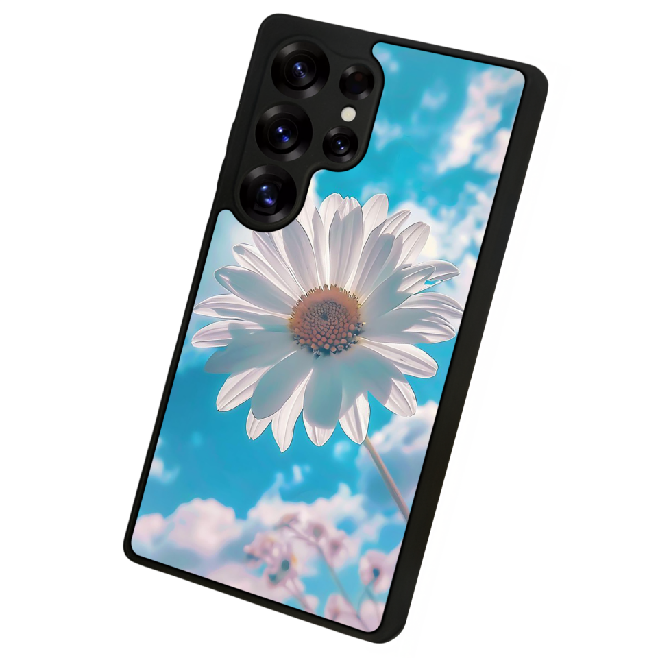 Samsung Galaxy S25 Ultra Uyumlu Cicek Tasarımlı Glossy Premium Kılıf