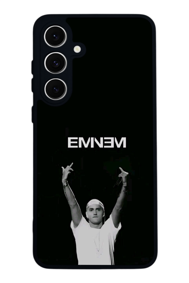 Samsung Galaxy S24 FE Uyumlu Eminem Tasarımlı Glossy Premium Kılıf
