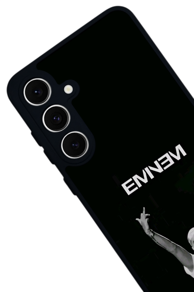 Samsung Galaxy S24 FE Uyumlu Eminem Tasarımlı Glossy Premium Kılıf