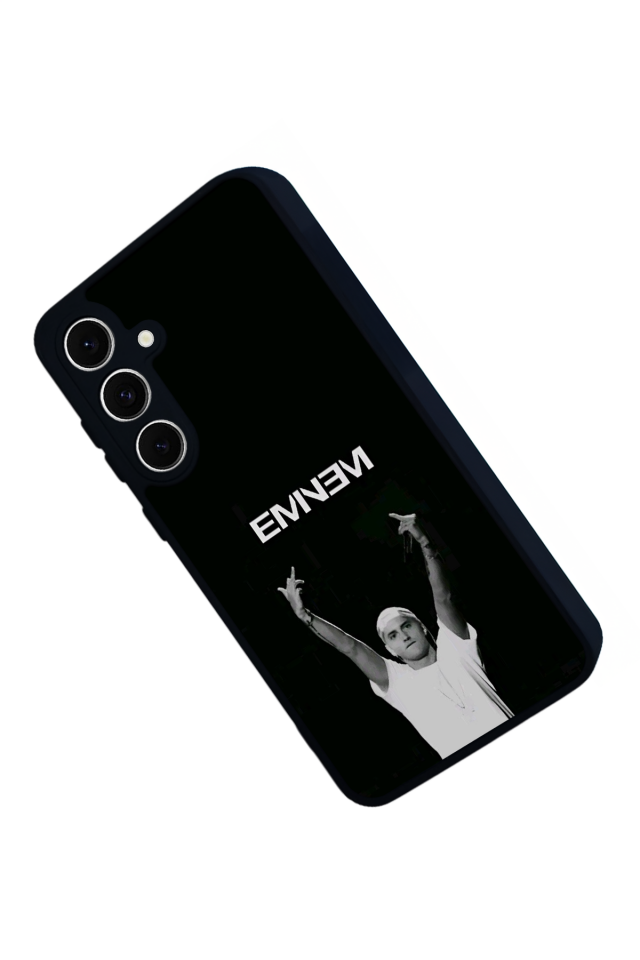 Samsung Galaxy S24 FE Uyumlu Eminem Tasarımlı Glossy Premium Kılıf