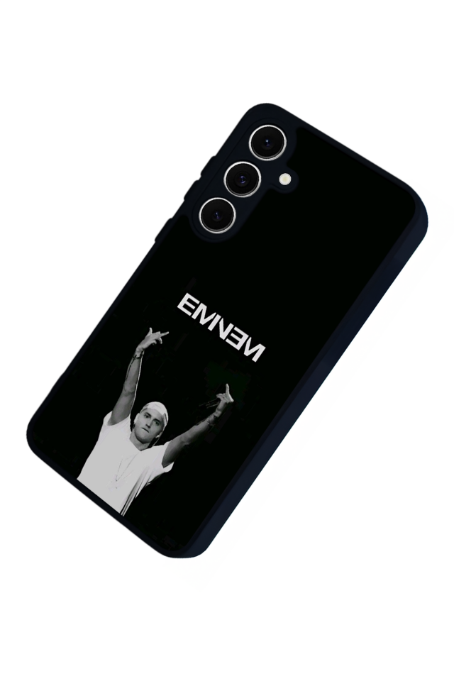 Samsung Galaxy S24 FE Uyumlu Eminem Tasarımlı Glossy Premium Kılıf