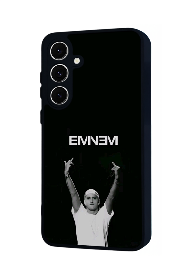 Samsung Galaxy S24 FE Uyumlu Eminem Tasarımlı Glossy Premium Kılıf