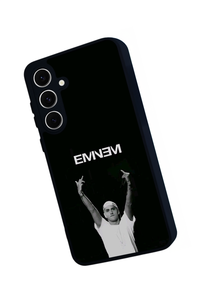 Samsung Galaxy S24 FE Uyumlu Eminem Tasarımlı Glossy Premium Kılıf