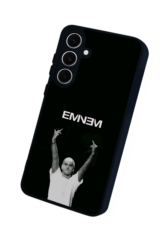 Samsung Galaxy S24 FE Uyumlu Eminem Tasarımlı Glossy Premium Kılıf