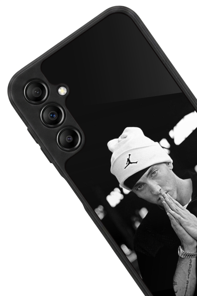 Samsung Galaxy A14 Uyumlu Eminem Tasarımlı Glossy Premium Kılıf