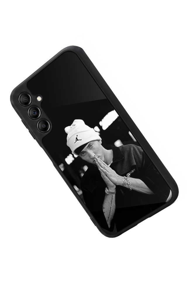 Samsung Galaxy A14 Uyumlu Eminem Tasarımlı Glossy Premium Kılıf