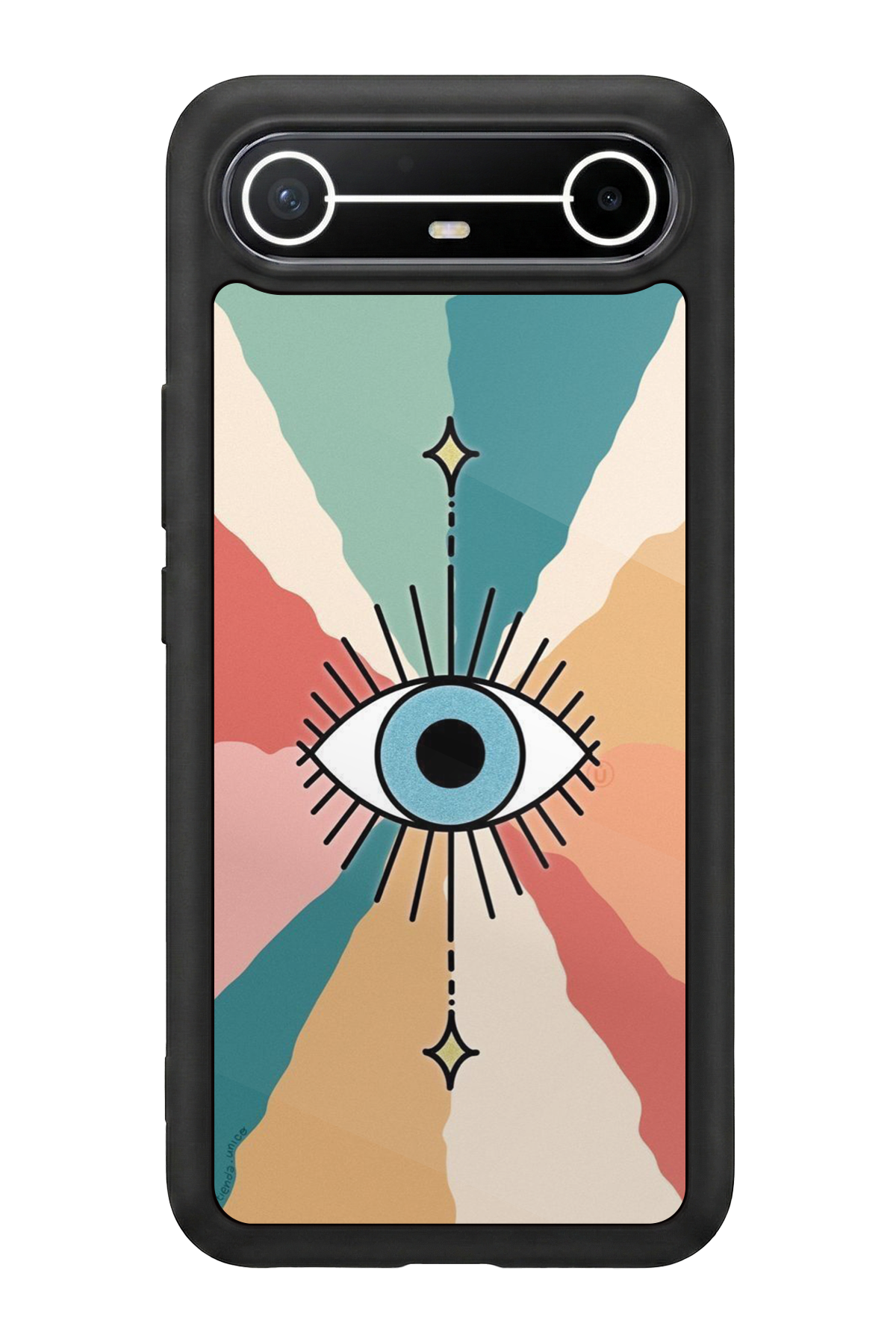 Tecno Spark Slim 5G Uyumlu Göz Tasarımlı Glossy Premium Kılıf