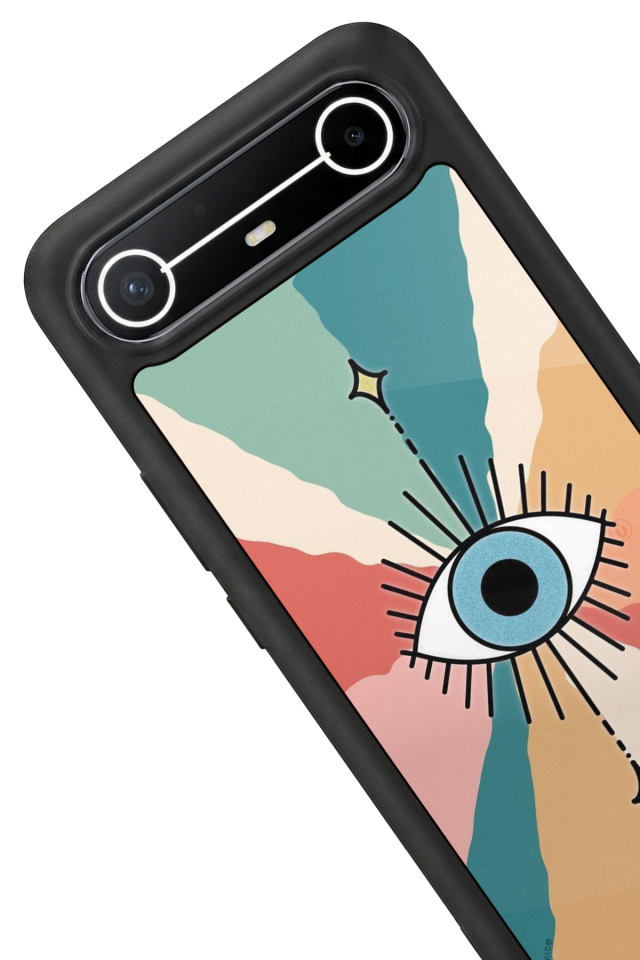 Tecno Spark Slim 5G Uyumlu Göz Tasarımlı Glossy Premium Kılıf