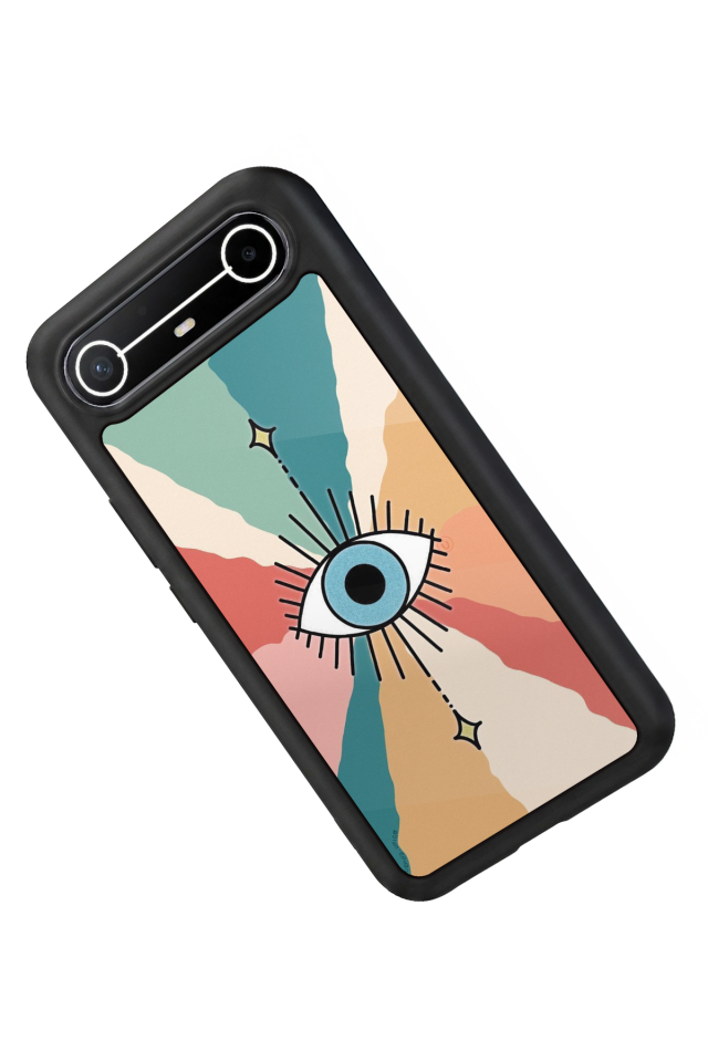 Tecno Spark Slim 5G Uyumlu Göz Tasarımlı Glossy Premium Kılıf