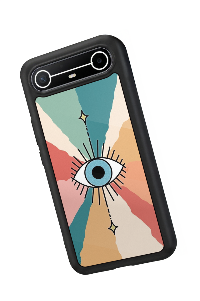 Tecno Spark Slim 5G Uyumlu Göz Tasarımlı Glossy Premium Kılıf