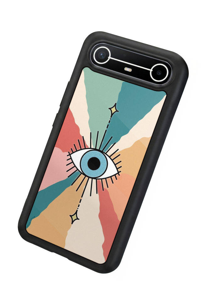 Tecno Spark Slim 5G Uyumlu Göz Tasarımlı Glossy Premium Kılıf