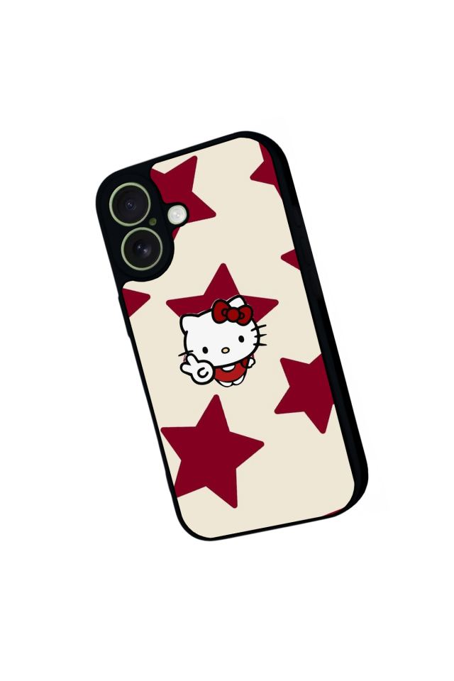 iPhone 17 Uyumlu HelloKitty Tasarımlı Glossy Premium Kılıf