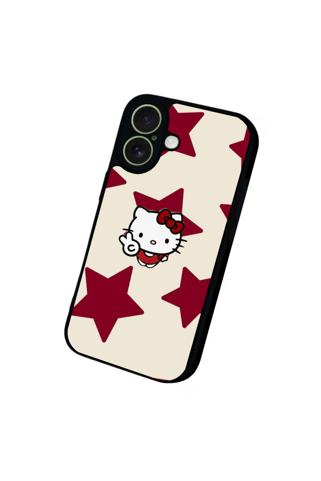 iPhone 17 Uyumlu HelloKitty Tasarımlı Glossy Premium Kılıf