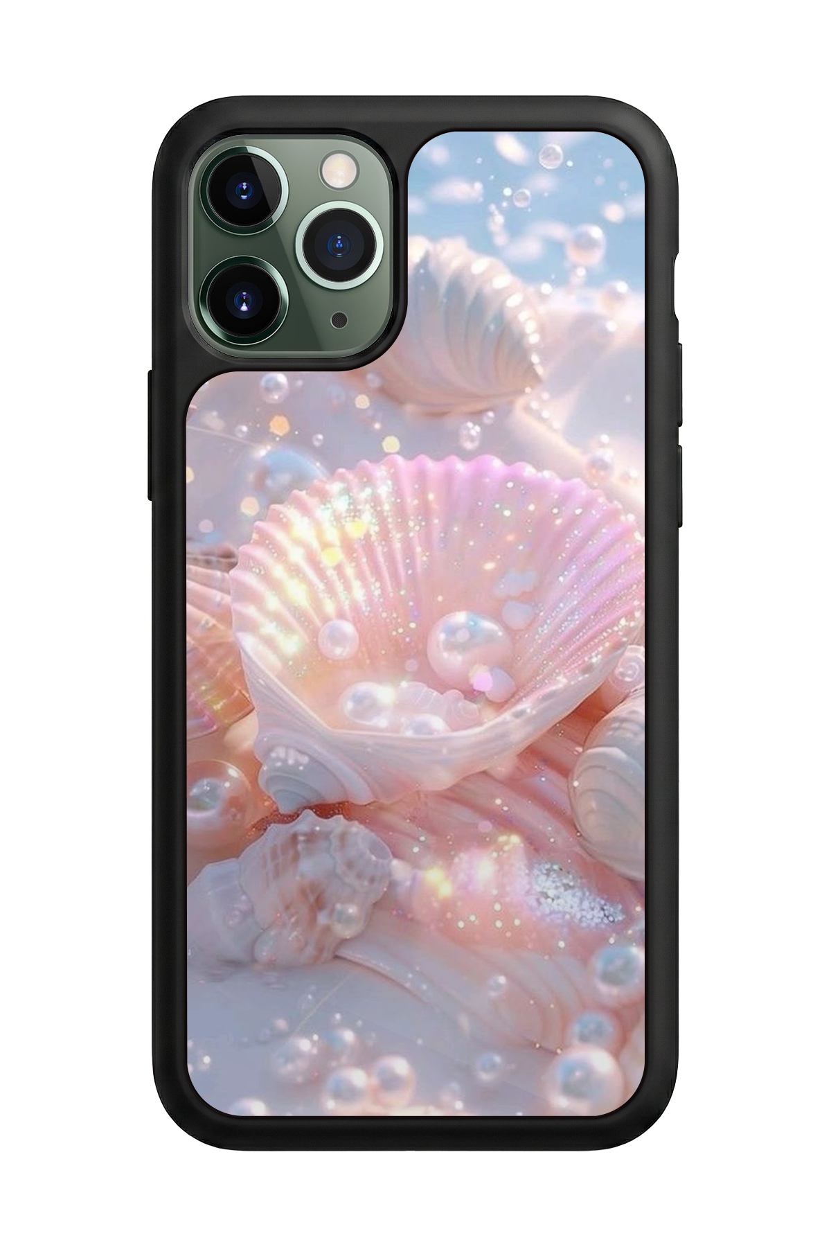 iPhone 11 Pro Max Uyumlu  İnci Tasarımlı Glossy Premium Kılıf