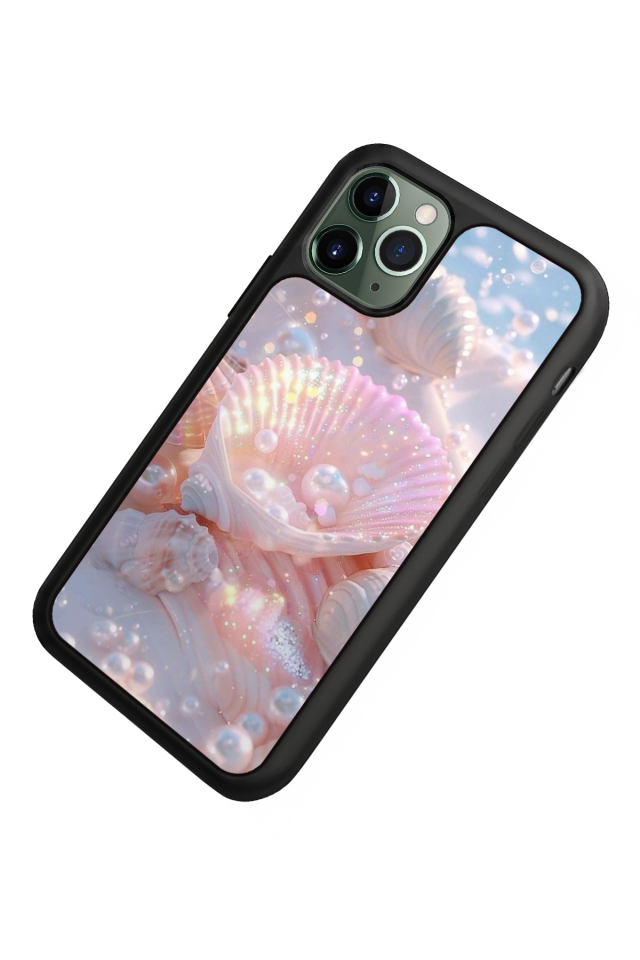 iPhone 11 Pro Max Uyumlu  İnci Tasarımlı Glossy Premium Kılıf