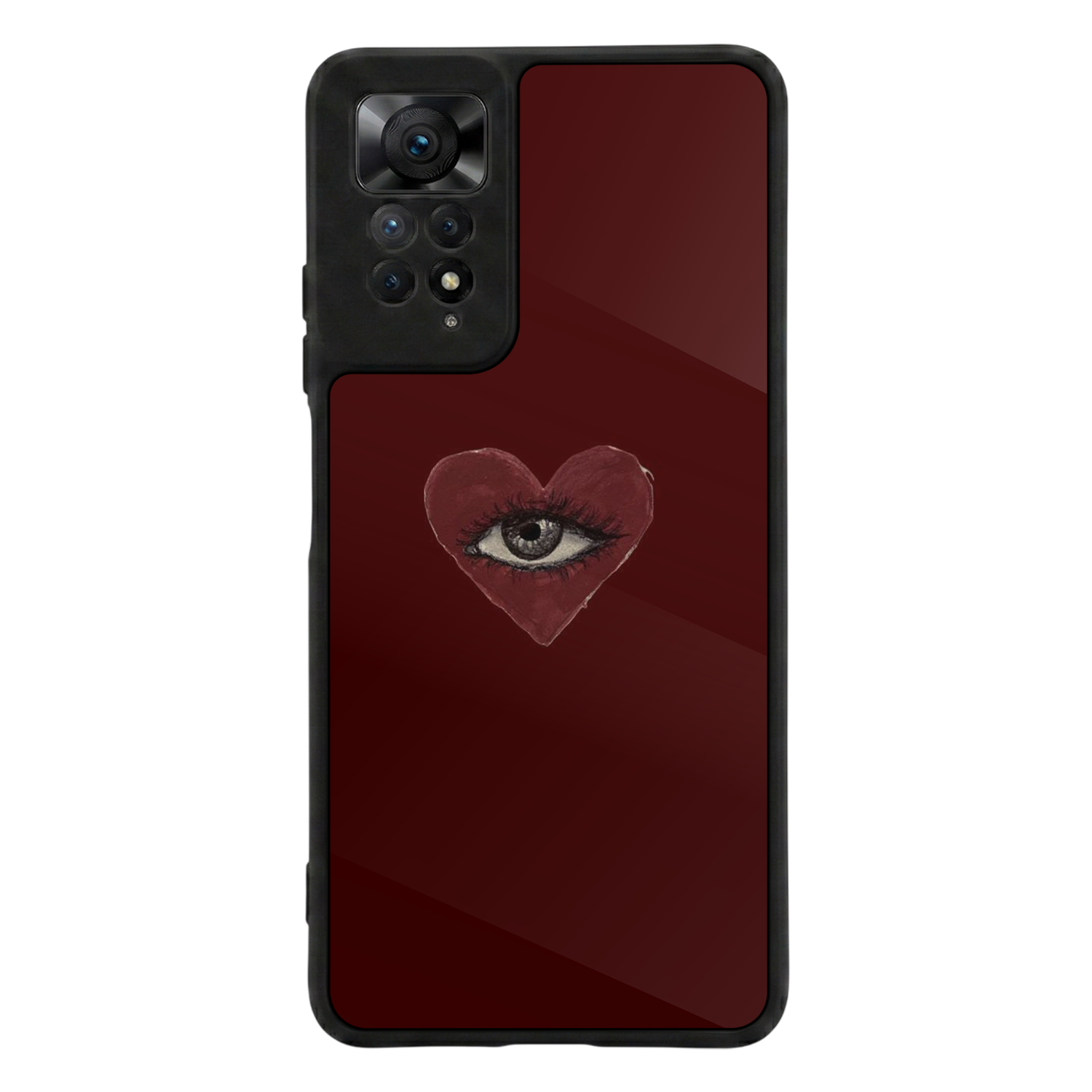 Xiaomi Redmi Note 12 Pro Uyumlu Kalp Love Tasarımlı Glossy Premium Kılıf