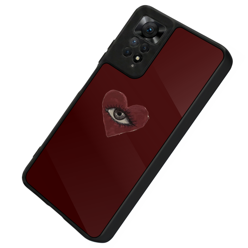 Xiaomi Redmi Note 12 Pro Uyumlu Kalp Love Tasarımlı Glossy Premium Kılıf