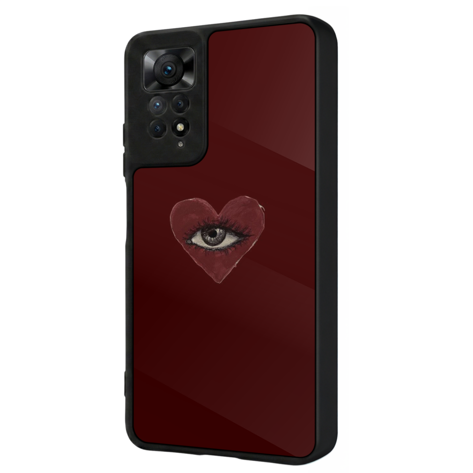 Xiaomi Redmi Note 12 Pro Uyumlu Kalp Love Tasarımlı Glossy Premium Kılıf