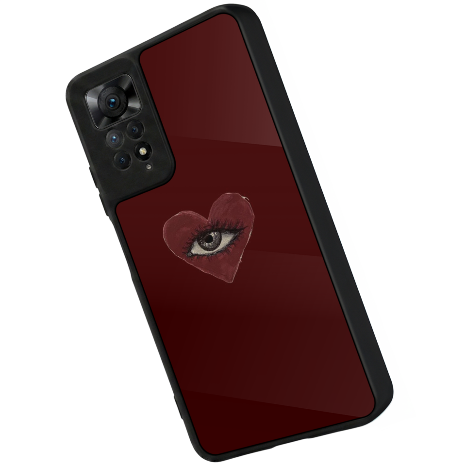 Xiaomi Redmi Note 12 Pro Uyumlu Kalp Love Tasarımlı Glossy Premium Kılıf