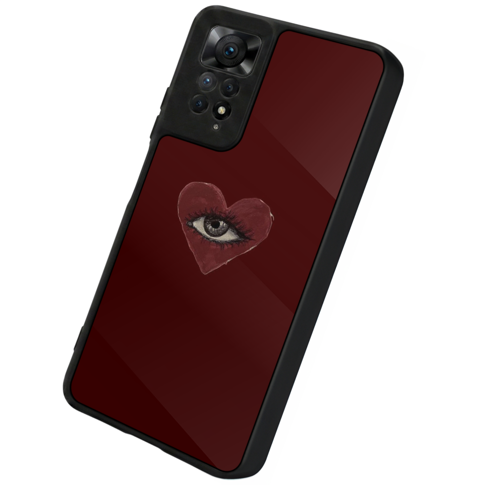 Xiaomi Redmi Note 12 Pro Uyumlu Kalp Love Tasarımlı Glossy Premium Kılıf