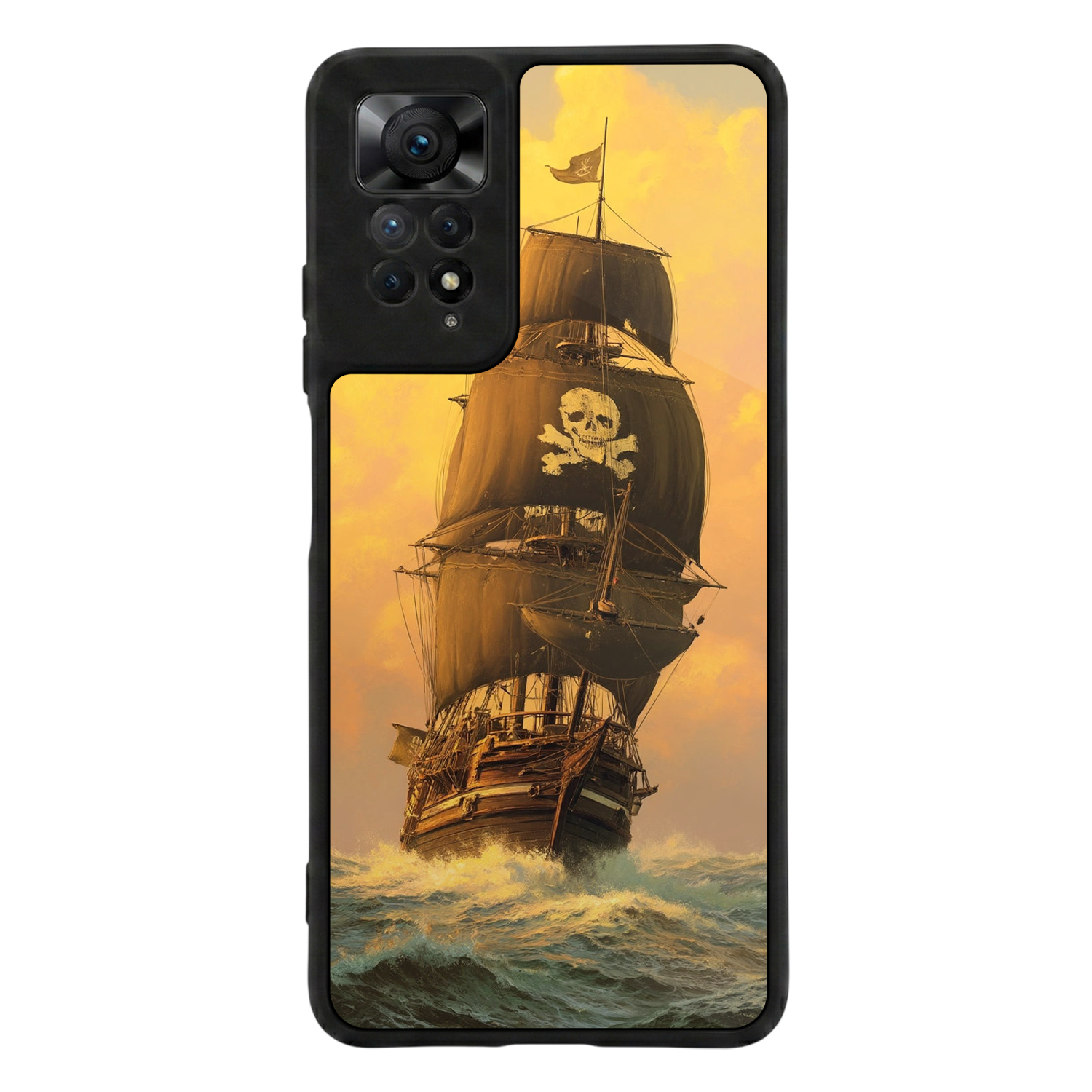 Xiaomi Redmi Note 11 Pro Uyumlu Korsan Tasarımlı Glossy Premium Kılıf
