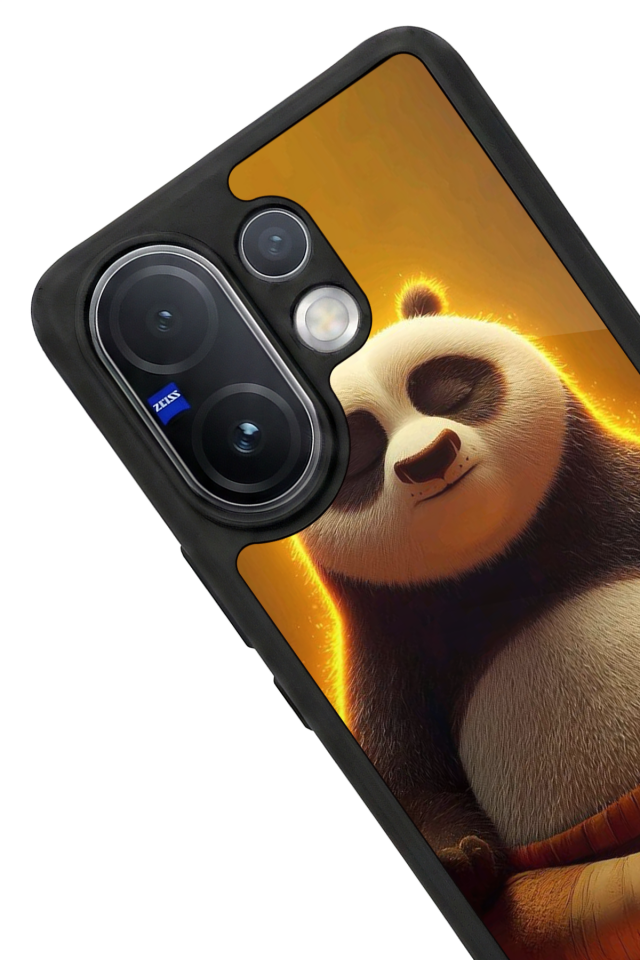 Vivo V60 Uyumlu Kung Fu Panda Tasarımlı Glossy Premium Kılıf