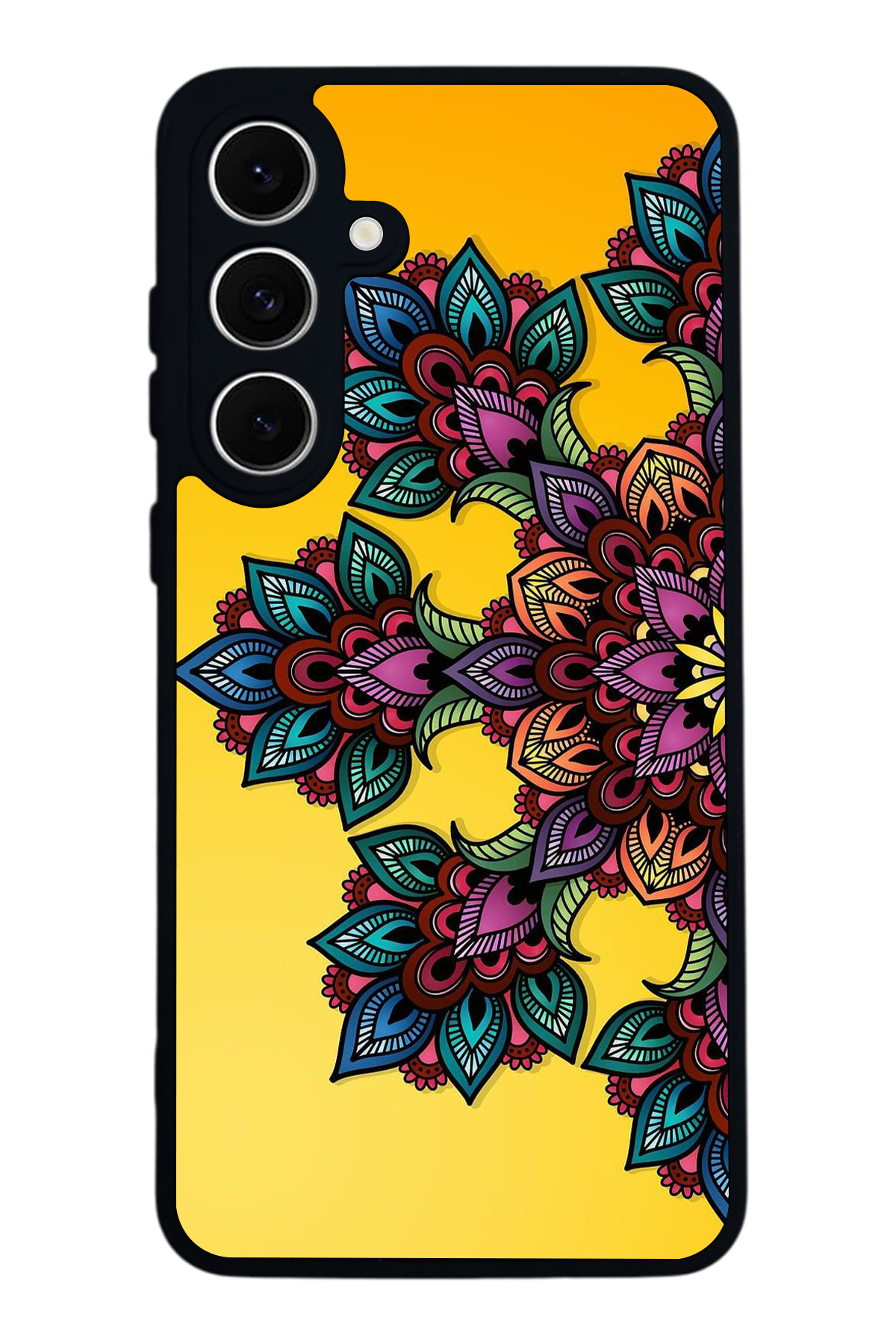 Samsung Galaxy A16 Uyumlu Mandala Tasarımlı Glossy Premium Kılıf
