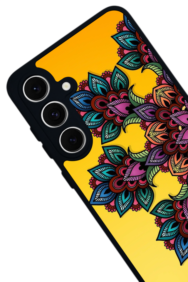 Samsung Galaxy A16 Uyumlu Mandala Tasarımlı Glossy Premium Kılıf