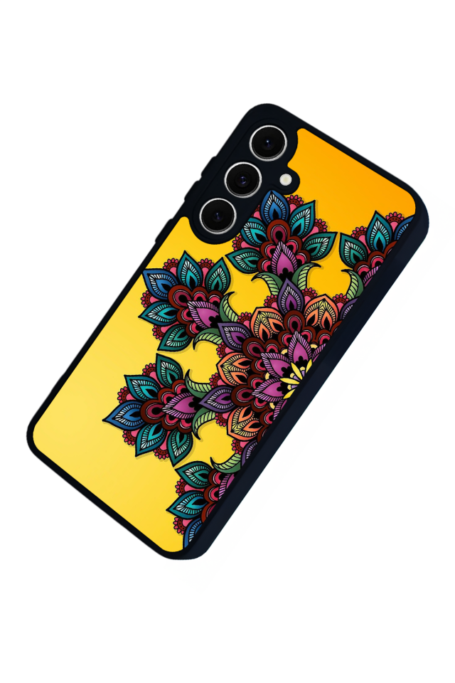 Samsung Galaxy A16 Uyumlu Mandala Tasarımlı Glossy Premium Kılıf