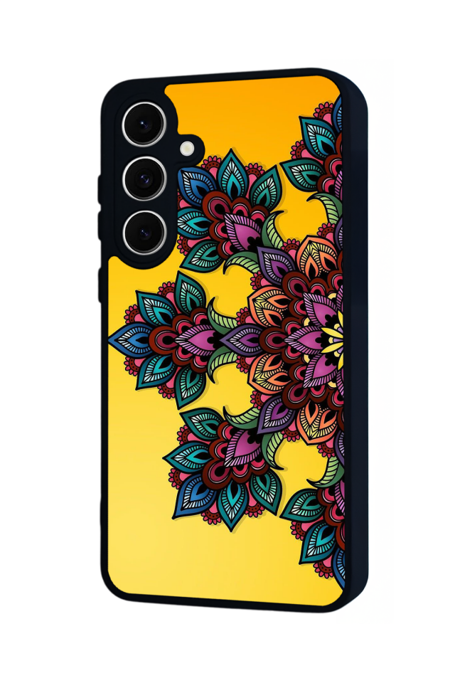 Samsung Galaxy A16 Uyumlu Mandala Tasarımlı Glossy Premium Kılıf